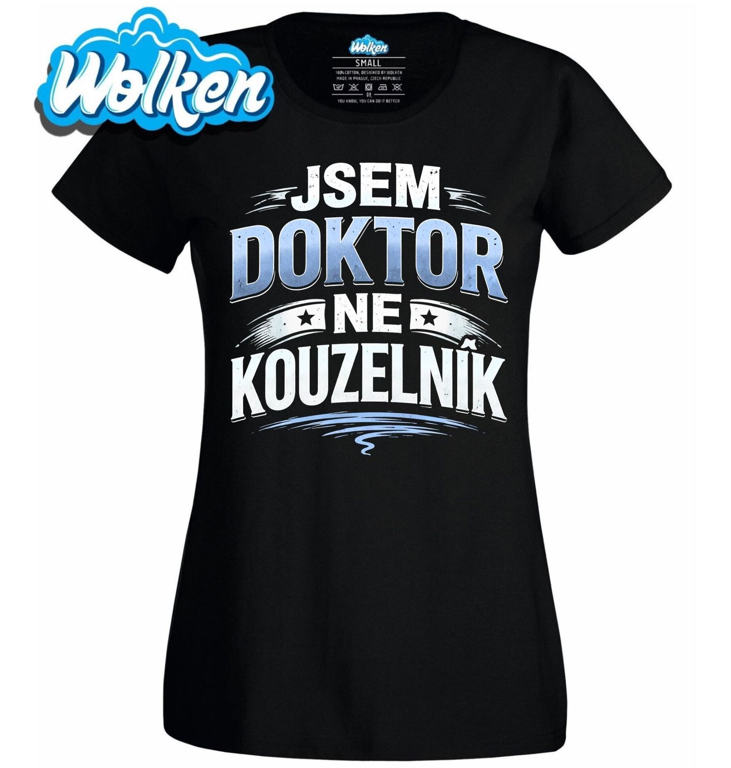 Dámské tričko Jsem doktor, ne kouzelník.jpg