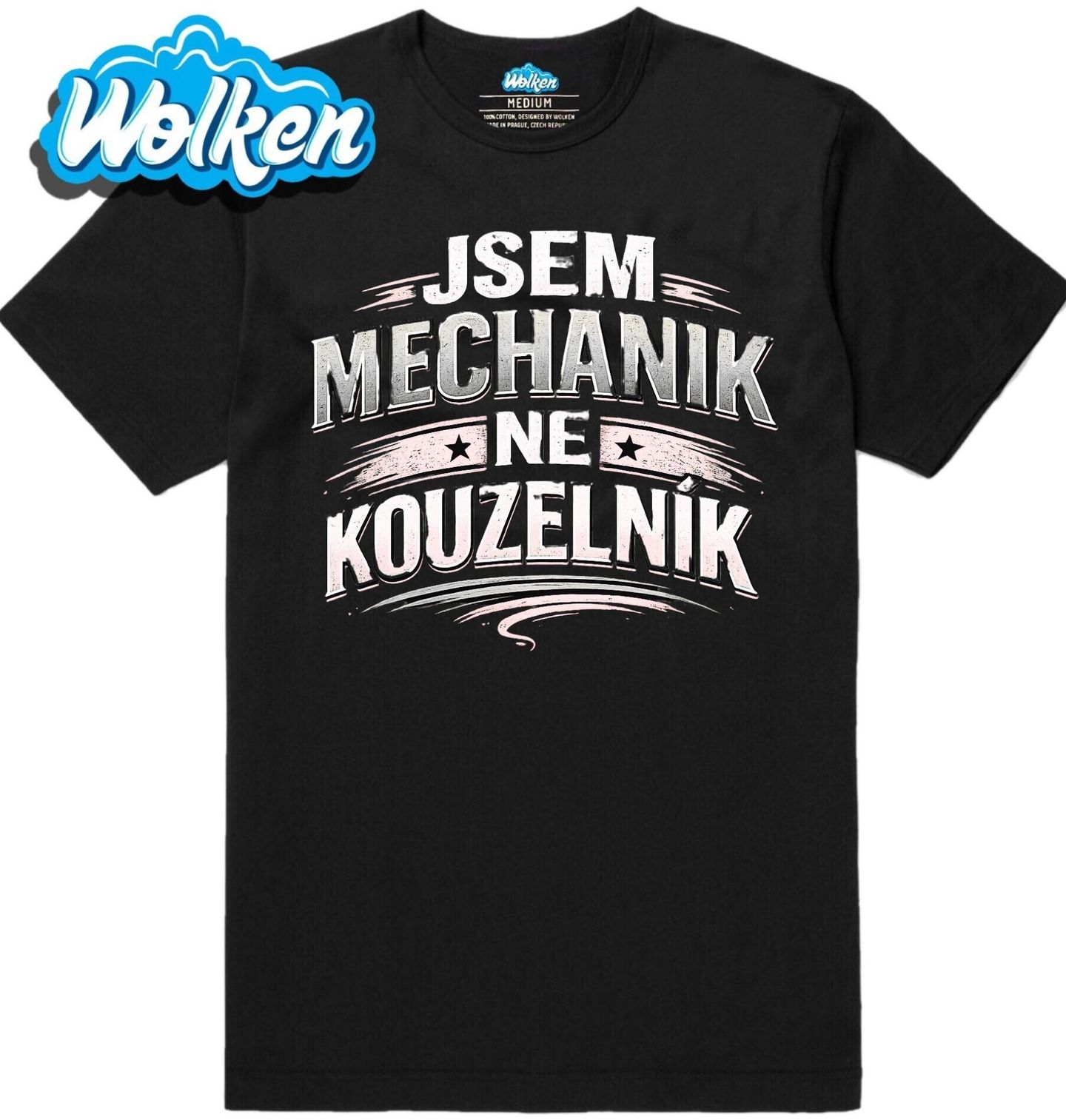 Pánské tričko Jsem mechanik, ne kouzelník.jpg