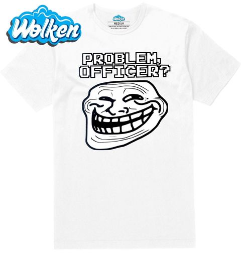 Obrázek produktu Pánské tričko Meme Trollface Problem Officer