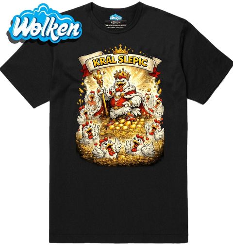 Obrázek produktu Pánské tričko Kohout na Trůnu Král slepic