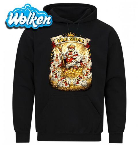 Obrázek produktu Pánská mikina Kohout na Trůnu Král slepic