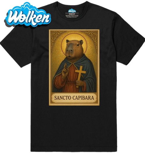 Obrázek produktu Pánské tričko Svatá Kapybara Sancto Capibara