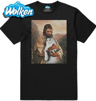 Pánské tričko Ježíš miluje Kočky.jpg