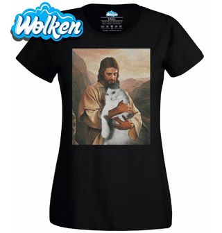 Dámské tričko Ježíš miluje Kočky.jpg