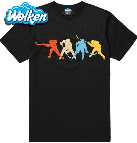 Obrázek produktu Pánské tričko Retro Hokejisté na Ledě