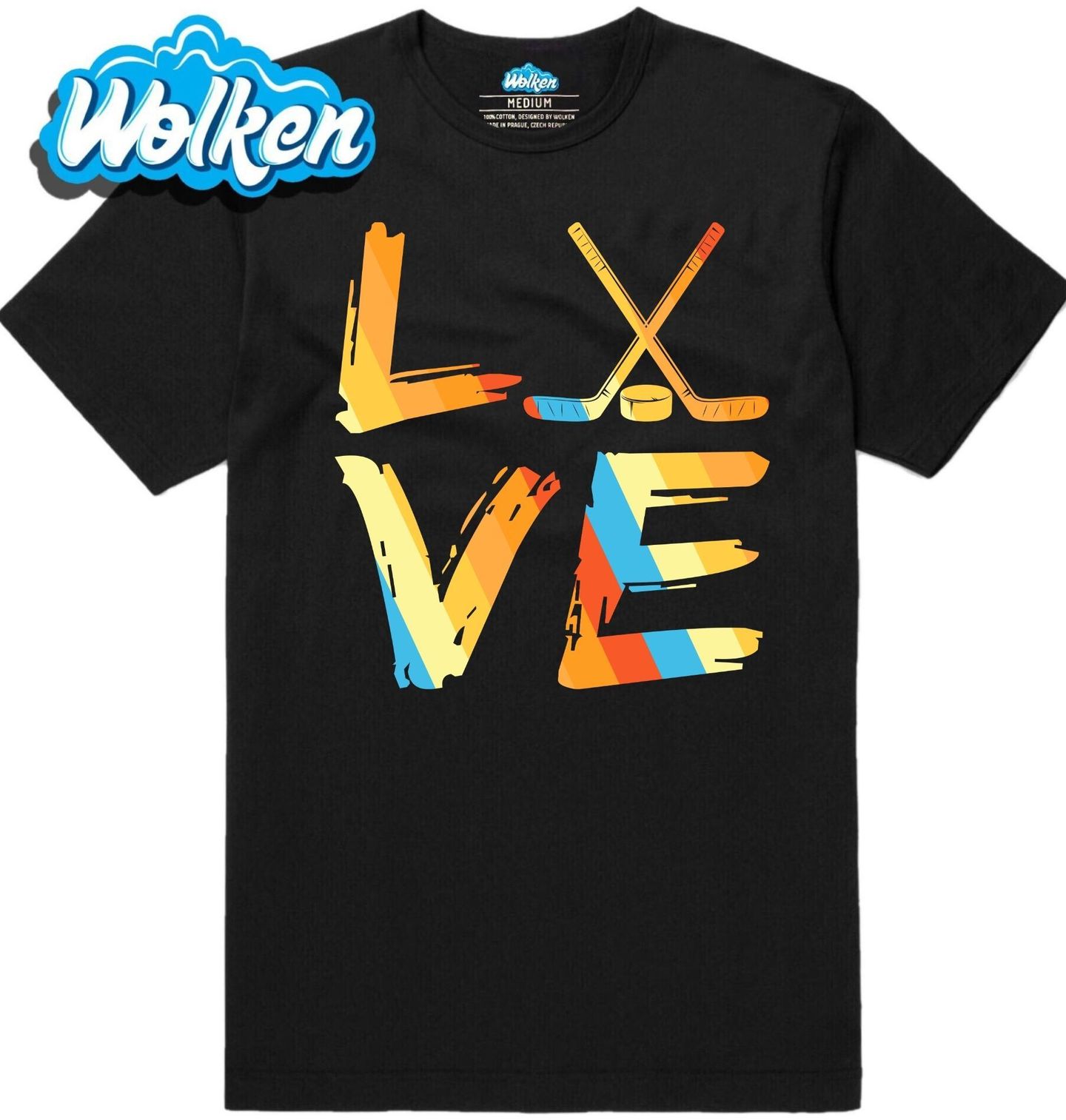 Pánské tričko Retro Hokejová láska LOVE.jpg