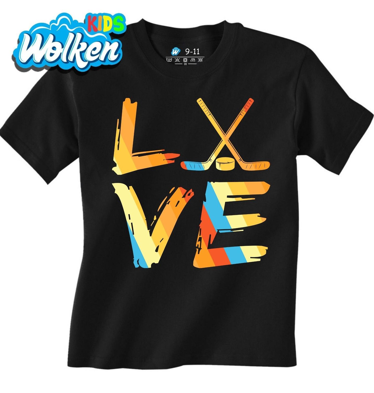 Dětské tričko Retro Hokejová láska LOVE.jpg