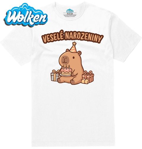 Obrázek produktu Pánské tričko Oslavenec Kapybara Veselé Narozeniny