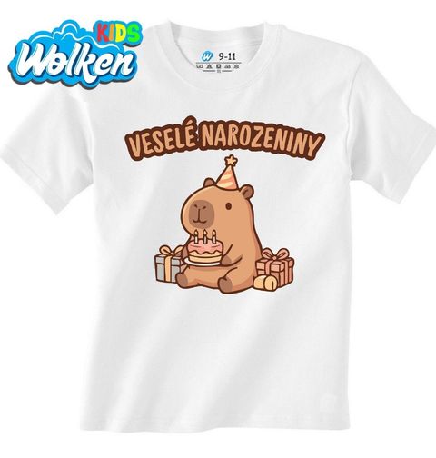 Obrázek produktu Dětské tričko Oslavenec Kapybara Veselé Narozeniny