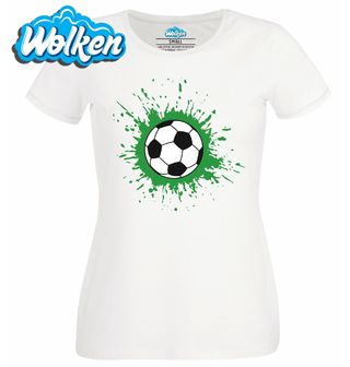 Dámské tričko Fotbalový Míč v Trávě.jpg