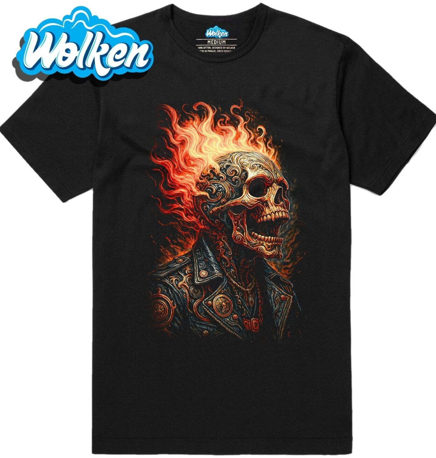 Pánské tričko Kostlivec spálený Časem.jpg