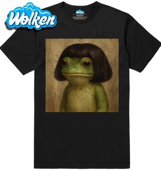 Pánské tričko Žába s Vlasy Frog Bob Haircut.jpg