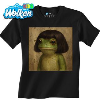 Dětské tričko Žába s Vlasy Frog Bob Haircut.jpg