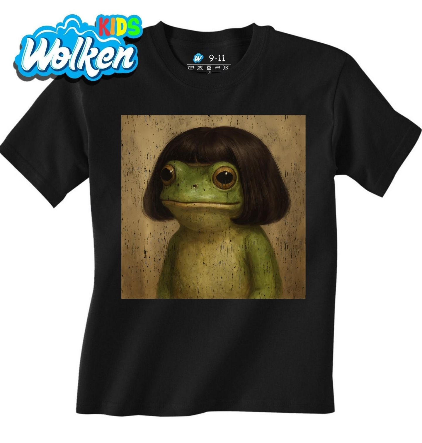 Dětské tričko Žába s Vlasy Frog Bob Haircut.jpg