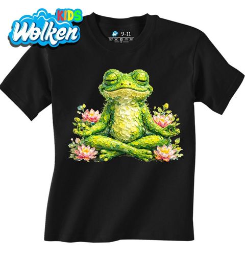 Obrázek produktu Dětské tričko Žába v Lotosovém Sedu
