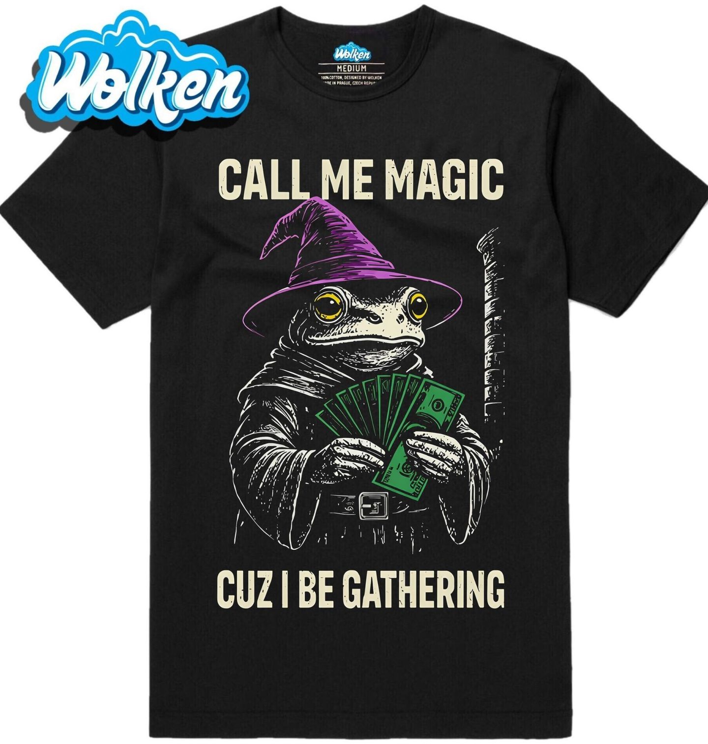 Pánské tričko Žabí Kouzelník The Frog Mage Magic_ The Gathering.jpg