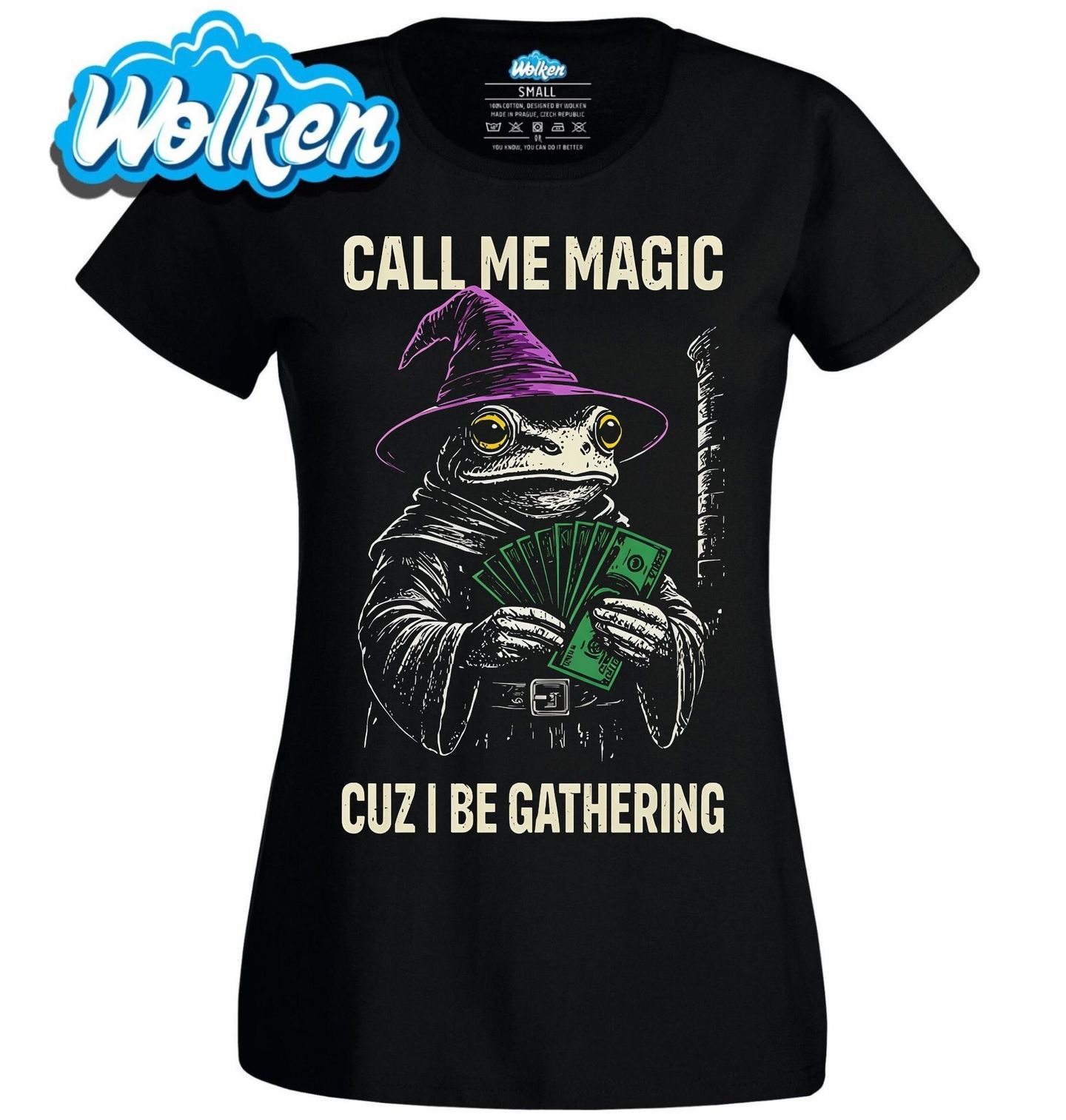 Dámské tričko Žabí Kouzelník The Frog Mage Magic_ The Gathering.jpg