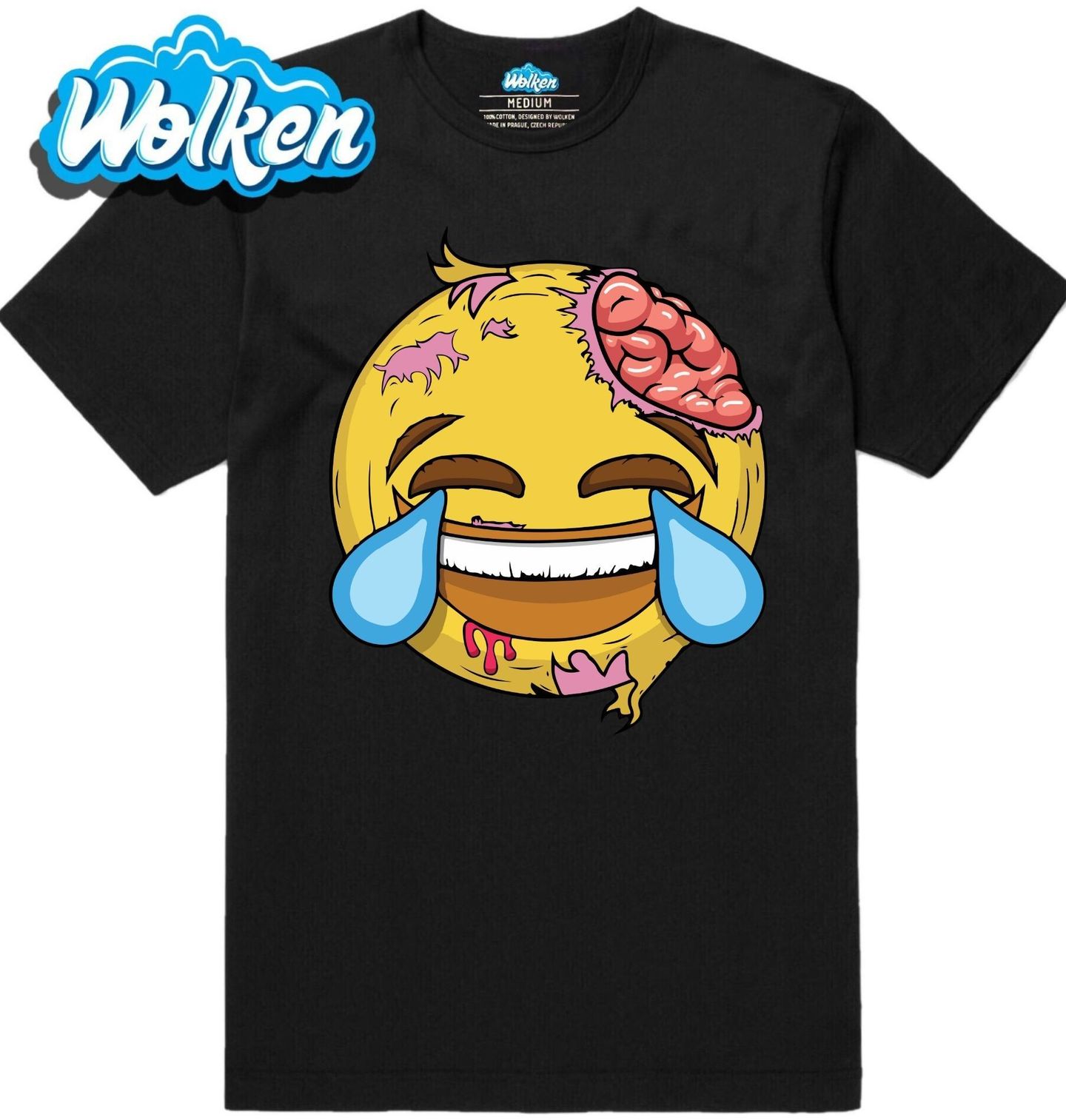 Pánské tričko Smích v Bolesti Emoji.jpg