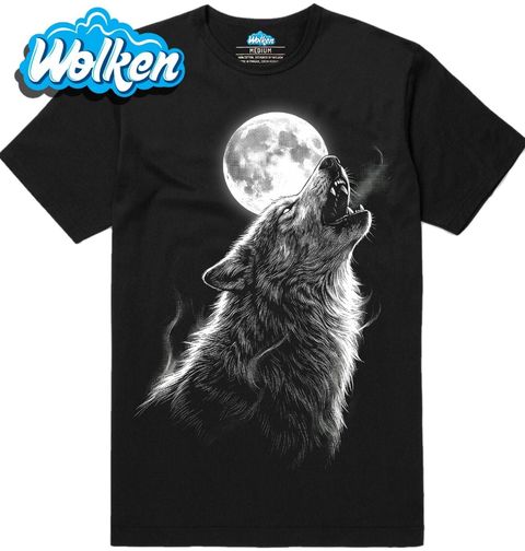 Obrázek produktu Pánské tričko Vlčí Volání Smečky při Úplňku