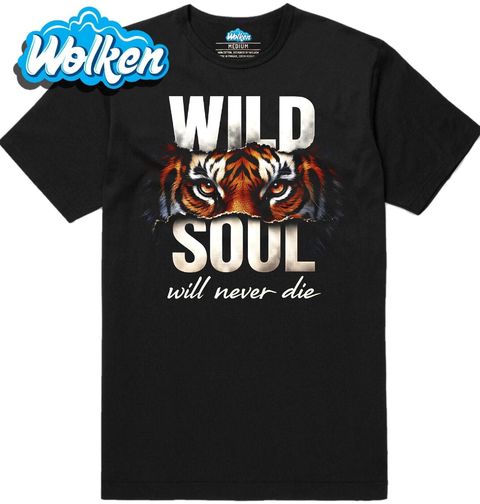 Obrázek produktu Pánské tričko Divoká Duše Tygra Wild Soul Will Never Die