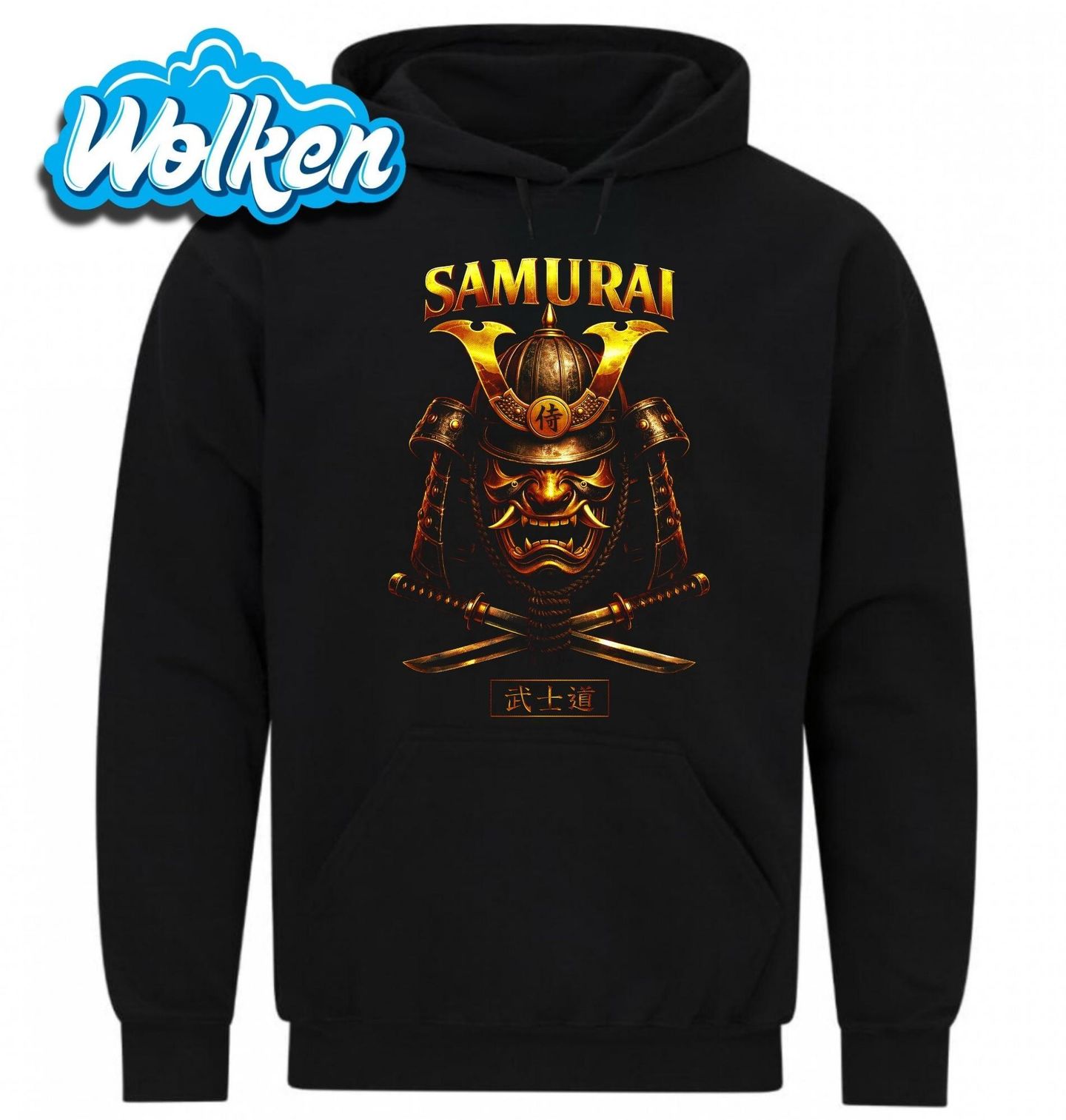 Mikina Zlatý Démon Oni Samurai.jpg