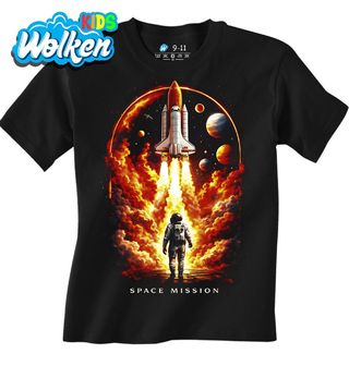 Dětské tričko Start Rakety Vesmírná mise Space Mission.jpg
