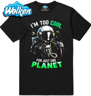Pánské tričko Astronaut Jsem až moc cool jen pro jednu planetu.jpg