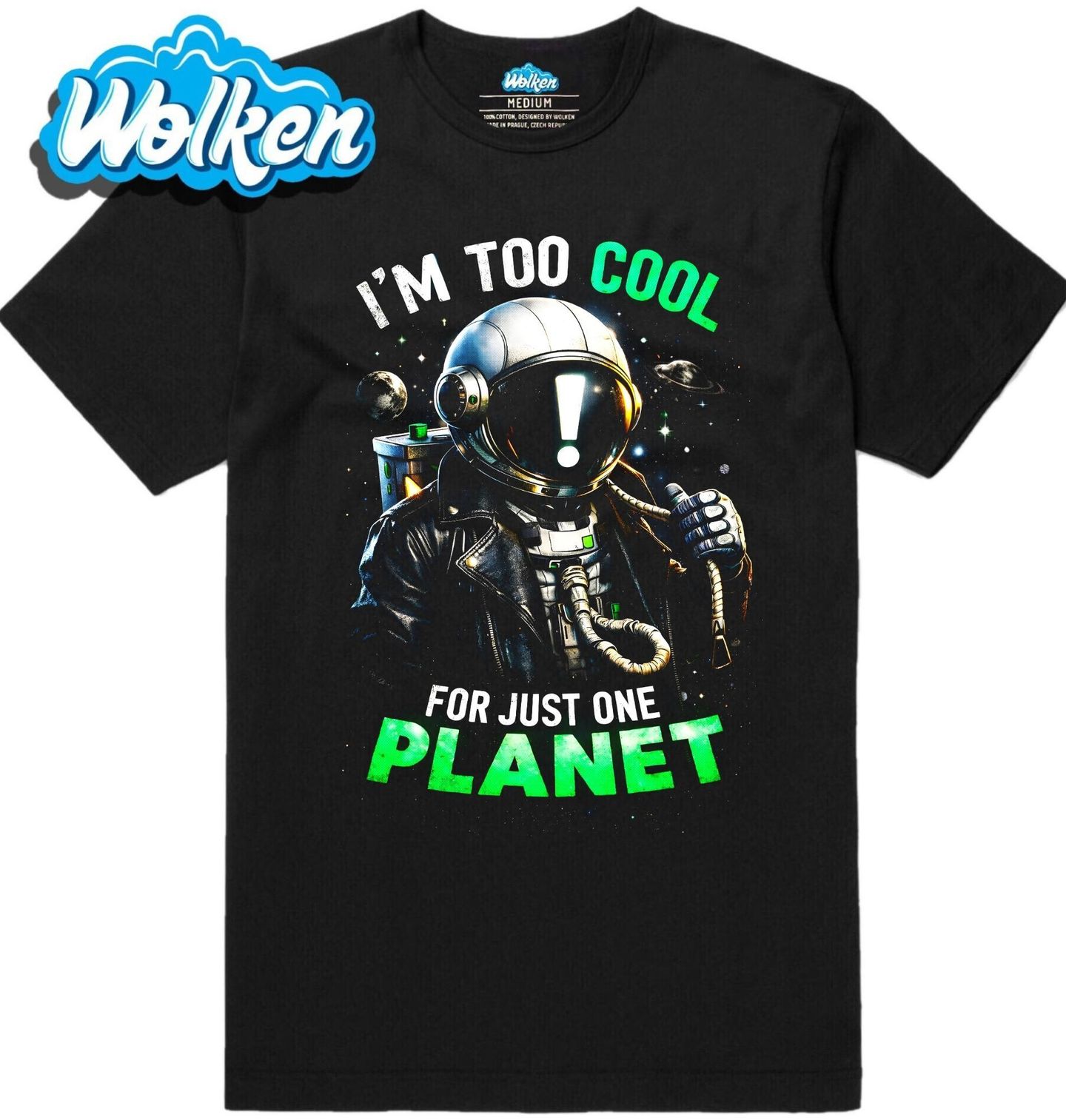 Pánské tričko Astronaut Jsem až moc cool jen pro jednu planetu.jpg