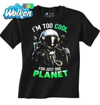Dětské tričko Astronaut Jsem až moc cool jen pro jednu planetu.jpg