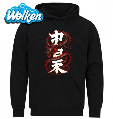 Obrázek produktu Pánská mikina Japonský Ohnivý drak