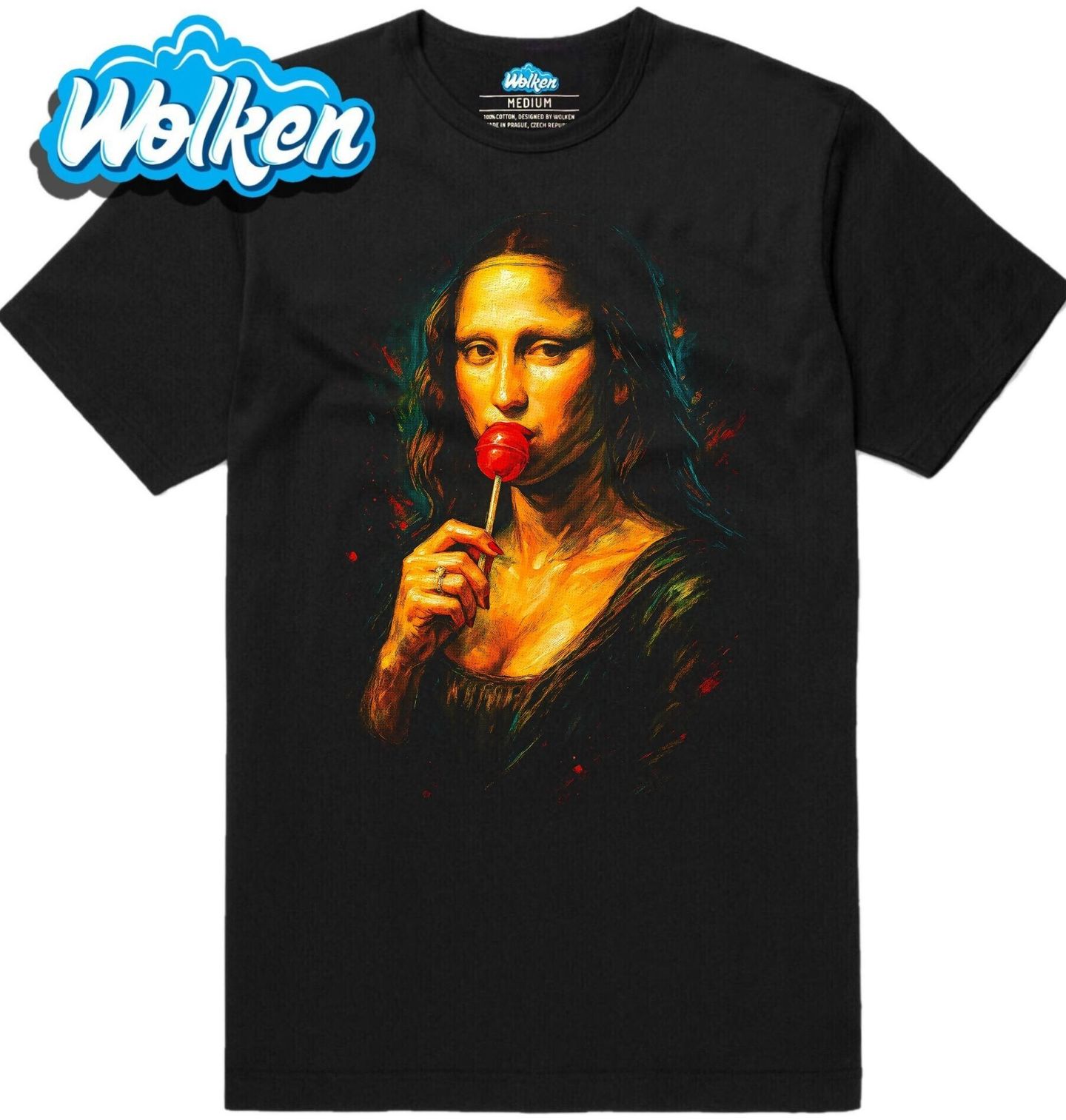 Pánské tričko Svůdná Mona Lisa s Lízátkem.jpg