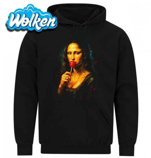 Obrázek produktu Pánská mikina Svůdná Mona Lisa s Lízátkem