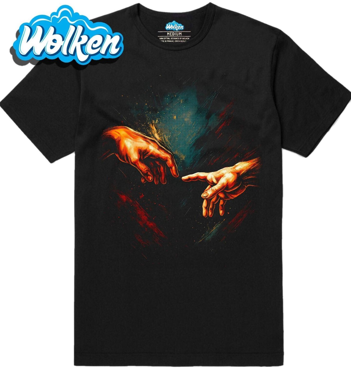 Pánské tričko Dotek Boha a Adama.jpg