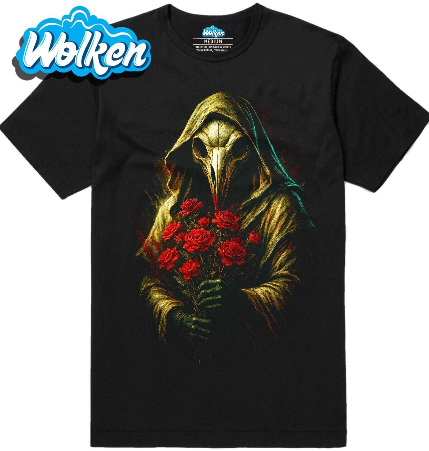 Pánské tričko Morový Doktor Květiny na Hrob.jpg