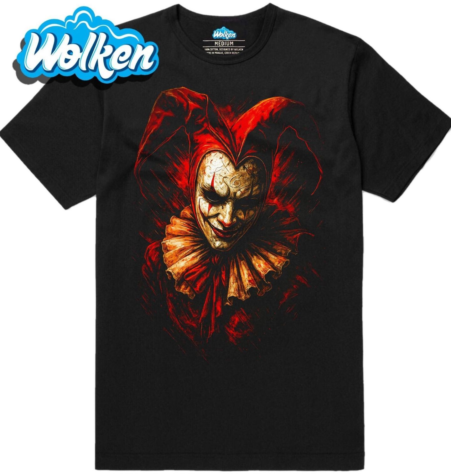 Pánské tričko Temný Královský Šašek.jpg