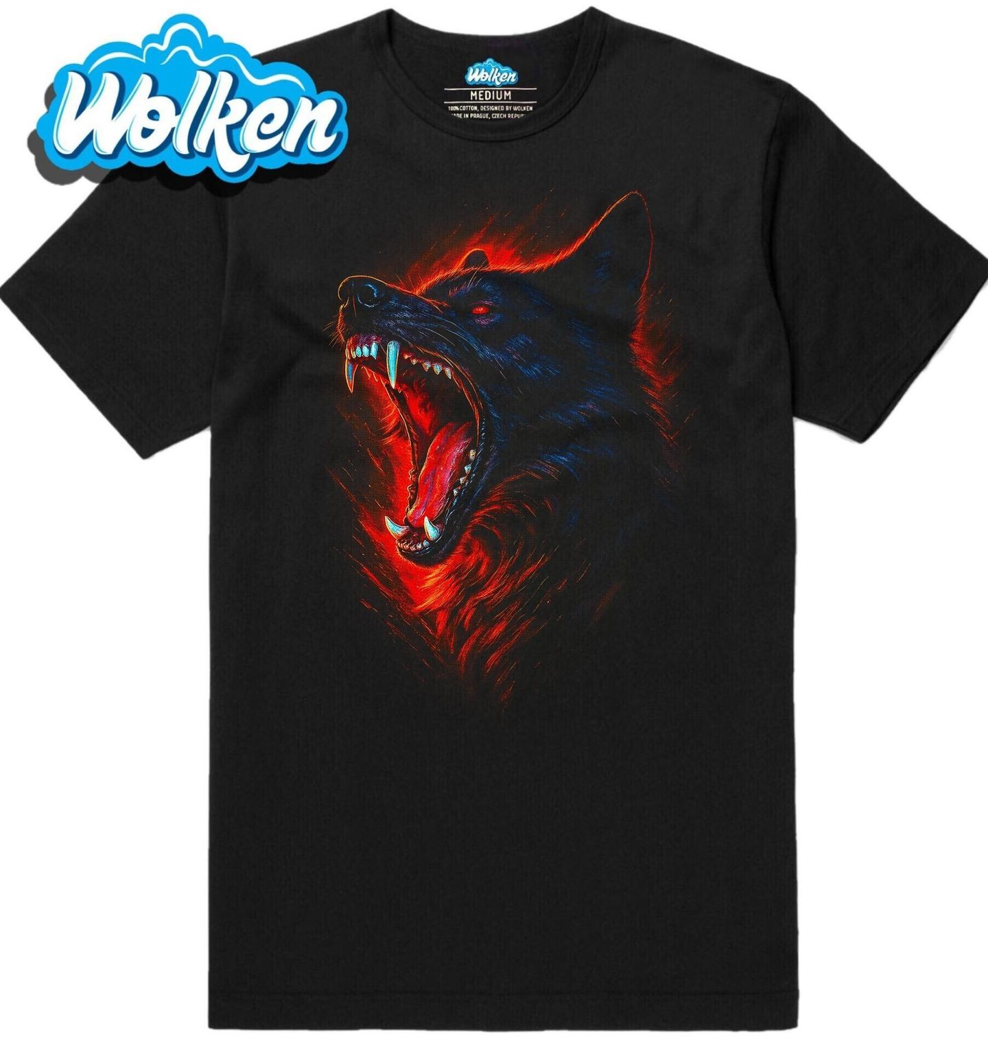 Pánské tričko Divoký Řev Vlka.jpg