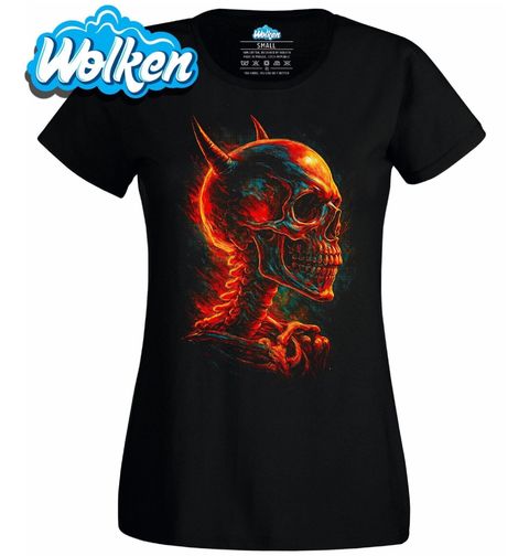 Obrázek produktu Dámské tričko Lebka Ďábla