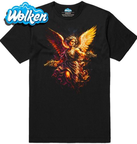 Obrázek produktu Pánské tričko Archanděl Michael s Revolvery