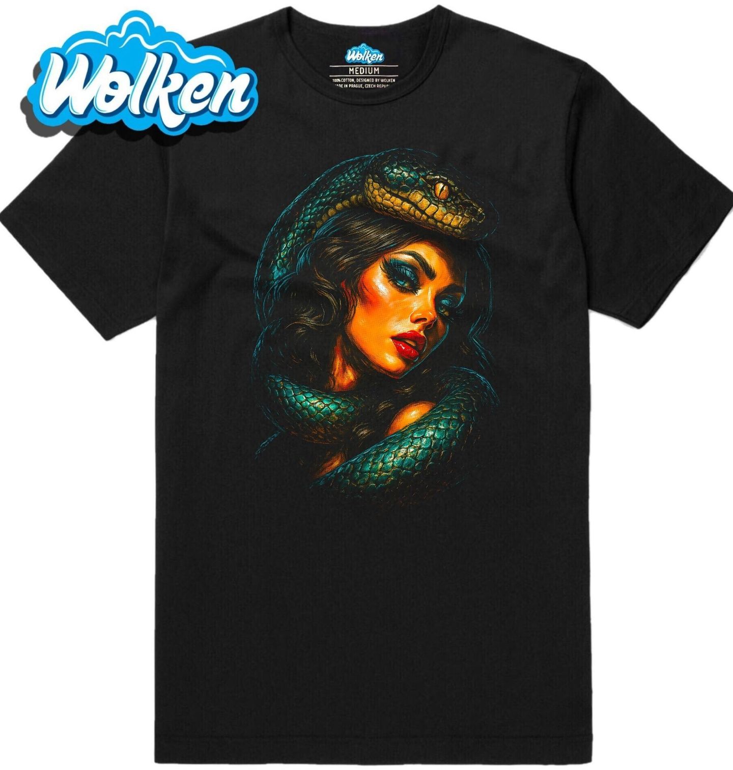 Pánské tričko Hadí Královna.jpg