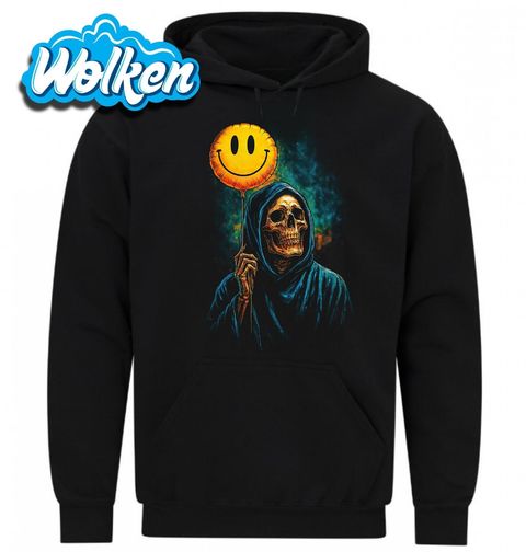 Obrázek produktu Pánská mikina Kostlivec s Balónkem Úsměv Smrti
