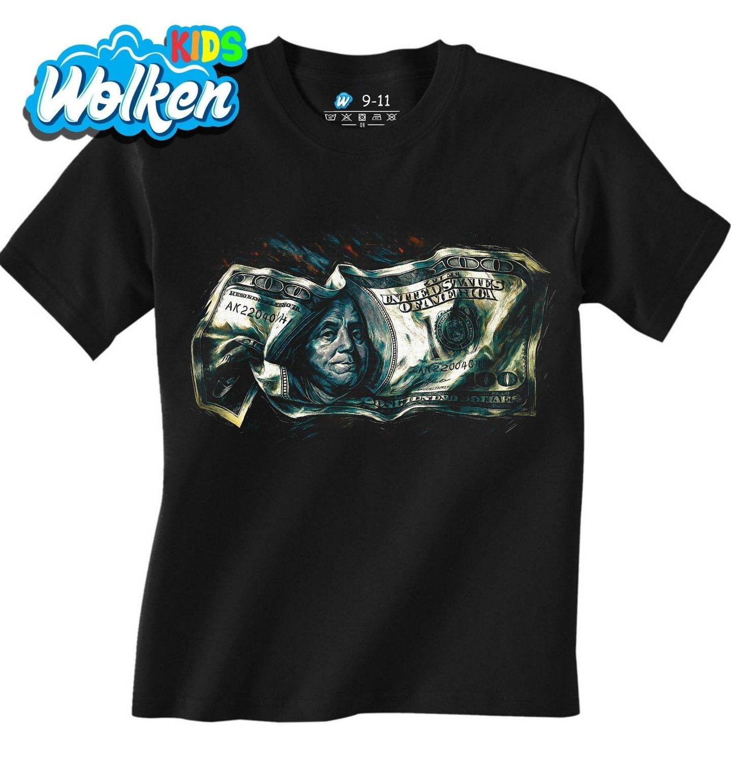 Dětské tričko Síla Peněz 100 dolarů.jpg