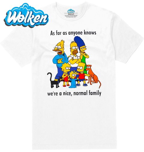 Obrázek produktu Pánské tričko The Simpsons „Taková normální rodinka“ Simpsonovi