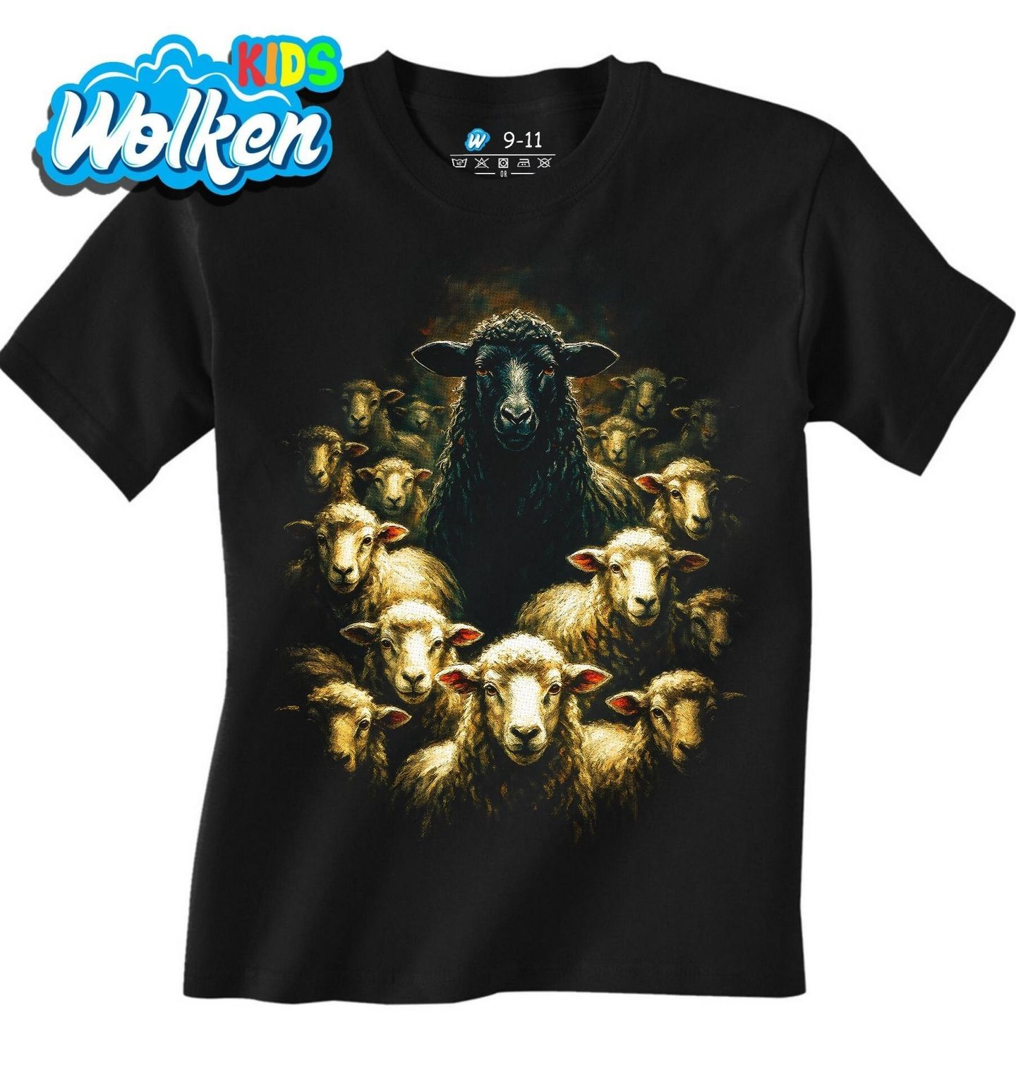 Dětské tričko Černá Ovce ve Stádu.jpg