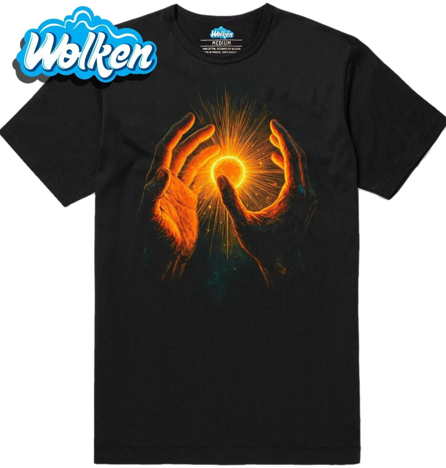 Pánské tričko Dotek Světla v Temnotě.jpg