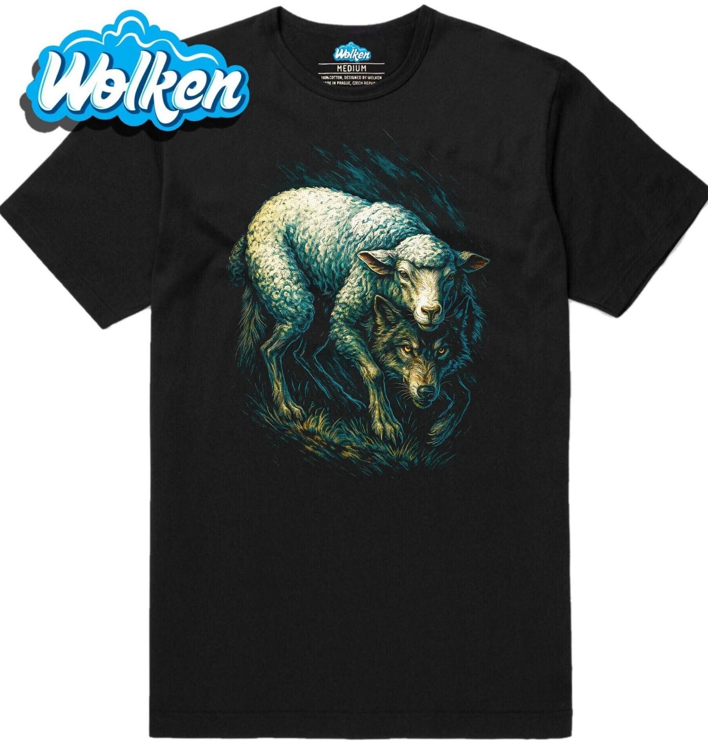 Pánské tričko Lstivý Vlk v Přestrojení.jpg