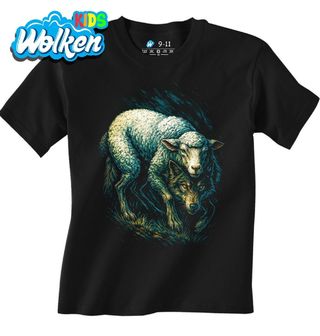 Dětské tričko Lstivý Vlk v Přestrojení.jpg