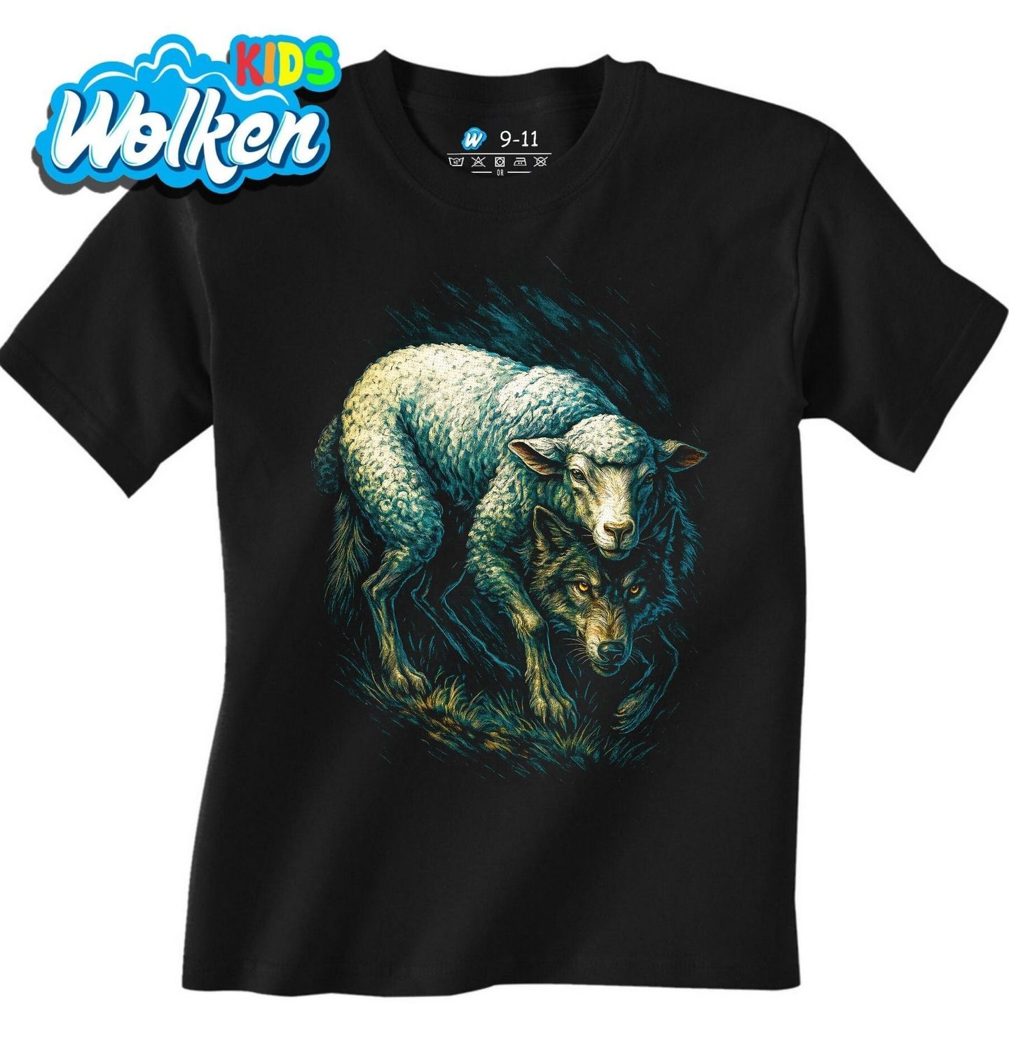 Dětské tričko Lstivý Vlk v Přestrojení.jpg