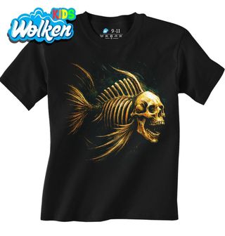 Dětské tričko Kostra Ryby s Lebkou.jpg