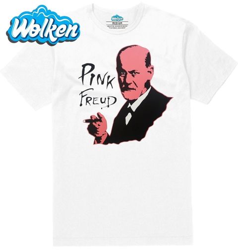 Obrázek produktu Pánské tričko Sigmund Freud + Pink Floyd = Pink Freud