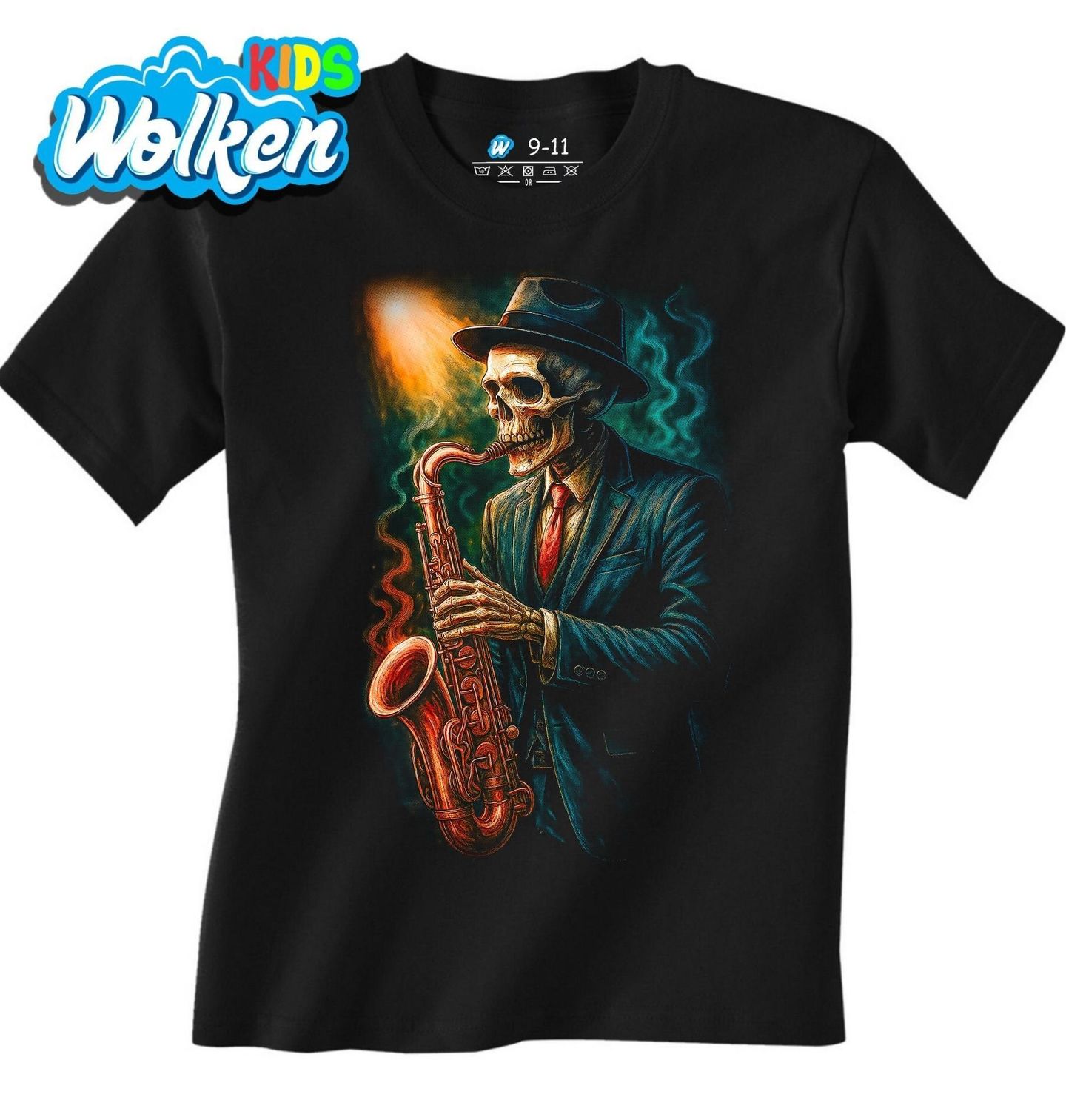 Dětské tričko Kostlivec se Saxofonem.jpg